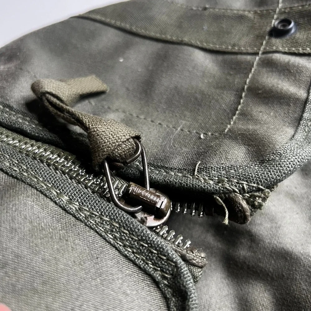 Vintage Military Olive Drab‎ Canvas Duffel Bag Equipment Carrier Utility Gear